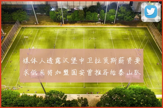 媒体人透露汉堡中卫拉莫斯薪资要求低或将加盟国安曾推荐给泰山队